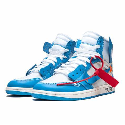 JORDAN 1 RETRO HIGH OFF-WHITE BLU UNIVERSITY